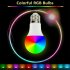 E27 3w RGB LED  Bulb 16 color Color changing Light 4 level Brightness Adjustable Remote Control Smart Bulb For Bars Ktv Stage 18W remote control version