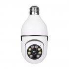 E27 Bulb Surveillance Camera 1080P Wifi Night Vision 4x Digital Zoom Monitor