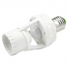E27 LED Lamp Bulb Holder Light Socket Switch Infrared PIR <span style='color:#F7840C'>Motion</span> <span style='color:#F7840C'>Sensor</span> white