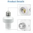 E27 Lamp Holder Wireless Remote Control Stable Performance Light Bulb Cap Socket Switch Screw Kit 220V