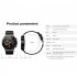 E300 Smart Watch 1 32 inch Ips HD Tft Screen Ecg HR Blood Pressure Blood Oxygen Monitoring Smartwatch Black Tpu