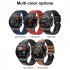 E300 Smart Watch 1 32 inch Ips HD Tft Screen Ecg HR Blood Pressure Blood Oxygen Monitoring Smartwatch Brown Leather
