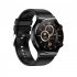 E300 Smart Watch 1 32 inch Ips HD Tft Screen Ecg HR Blood Pressure Blood Oxygen Monitoring Smartwatch Brown Leather