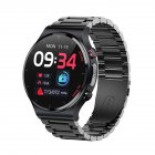 E300 Smart Watch Ecg Accurate SPO2 BP Heart Rate Blood Pressure Temperature Monitoring Fitness Sports Smartwatch black three-bead steel
