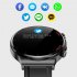 E300 Smart Watch Ecg Accurate SPO2 BP Heart Rate Blood Pressure Temperature Monitoring Fitness Sports Smartwatch black three bead steel