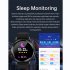 E400 Smart Watch Full Touch Screen Ecg Ppg Blood Oxygen Monitoring Ip68 Waterproof Smartwatch Black Belt