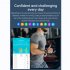 E400 Smart Watch Full Touch Screen Ecg Ppg Blood Oxygen Monitoring Ip68 Waterproof Smartwatch Black Belt