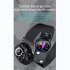 E400 Smart Watch Full Touch Screen Ecg Ppg Blood Oxygen Monitoring Ip68 Waterproof Smartwatch Black Belt