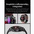 E400 Smart Watch Full Touch Screen Ecg Ppg Blood Oxygen Monitoring Ip68 Waterproof Smartwatch Red Belt w  Bracket