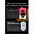 E400 Smart Watch Full Touch Screen Ecg Ppg Blood Oxygen Monitoring Ip68 Waterproof Smartwatch Black Belt w  Bracket