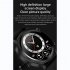 E400 Smart Watch Full Touch Screen Ecg Ppg Blood Oxygen Monitoring Ip68 Waterproof Smartwatch Black Belt w  Bracket