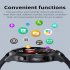 E400 Smart Watch Noninvasive Blood Glucose Ecg Body Temperature Blood Oxygen Monitoring Sport Smartwatch Blue