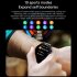 E420 Smart Watch Ecg Ppg Heart Rate Blood Pressure Blood Sugar Health Monitor Waterproof Fitness Bracelet Brown Leather