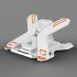 E5 Laptop Stand Multi Angle Adjustable Laptop Riser Ergonomic Computer Stand Foldable Portable Desktop Holder White no turntable