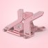 E5 Laptop Stand Multi Angle Adjustable Laptop Riser Ergonomic Computer Stand Foldable Portable Desktop Holder pink 360   rotation