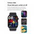 E500 Smart Watch Touch Screen Real Time Blood Sugar Ecg Ppg Monitoring Sports Fitness Smartwatch Black Rubber Belt