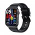 E500 Smart Watch Touch Screen Real Time Blood Sugar Ecg Ppg Monitoring Sports Fitness Smartwatch Blue Rubber Belt
