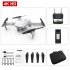 E525 E88 RC Drone 4k Aerial Photography RC Quadrotor Long Endurance Foldable Remote Control Drone Black