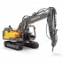E568 3 in 1 Remote  Control  Excavator  Model 7 4v Large capacity Lithium Battery Rechargeable Engineering Vehicle Toy For Children 3 in 1 RC excavator