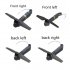 E58 JY019 RC Quadcopter Spare Parts Axis Arms with Motor   Propeller for FPV Drone Frame Parts Replacement