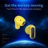 E60 Wireless Bluetooth Headphones Running Sports Music Earphones with Microphone for Android IOS Off white