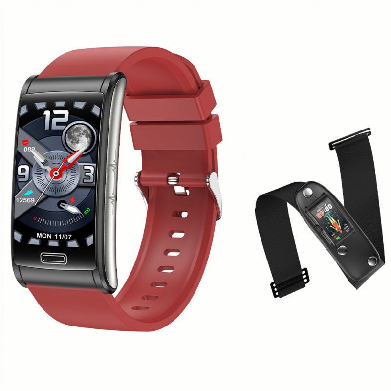 E600 Ecg Smart Watch Heart Rate Blood Oxygen Monitor Waterproof Sport Bracelet