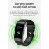 E600 Ecg Smart Watch Heart Rate Blood Oxygen Monitor Waterproof Sports Pedometer Smart Bracelet Blue Silicone Strap