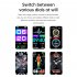 E600 Ecg Smart Watch Heart Rate Blood Oxygen Monitor Waterproof Sports Pedometer Smart Bracelet Brown Leather Belt