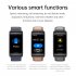 E600 Smart Watch Ecg Ppg Blood Sugar Monitor Waterproof Sports Pedometer Fitness Bracelet Red Silicone Strap