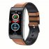 E600 Smart Watch Ecg Ppg Blood Sugar Monitor Waterproof Sports Pedometer Fitness Bracelet Red Silicone Strap