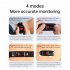 E600 Smart Watch Ecg Ppg Blood Sugar Monitor Waterproof Sports Pedometer Fitness Bracelet Black Leather Strap