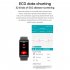 E600 Smart Watch Ecg Ppg Blood Sugar Monitor Waterproof Sports Pedometer Fitness Bracelet Black Leather Strap