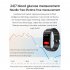 E600 Smart Watch Ecg Ppg Blood Sugar Monitor Waterproof Sports Pedometer Fitness Bracelet Black Leather Strap