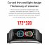 E600 Smart Watch Touch Screen Blood Sugar Ecg Blood Oxygen Monitoring Waterproof Sports Watch Black Silicone
