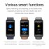 E600 Smart Watch Touch Screen Blood Sugar Ecg Blood Oxygen Monitoring Waterproof Sports Watch Black Silicone