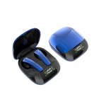 E68 Wireless Bluetooth Headset Sport Tws Waterproof Mini Wireless Earphone Digital Display Stereo Music blue