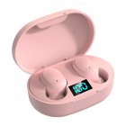 E6s Wireless Bluetooth Headset Mini Earbuds With Charging Box Sport Headset Pink