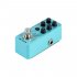 E7 Electric Guitar Effects 7 Polyphonic Synthesizer Sounds Guitar Pedal Arpeggiator Mode String Instrument Accessory Light blue