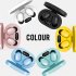 E7s Tws Mini In ear Wireless  Headphones Sports M1 Stereo Noise Cancelling Earbuds Digital Display Bluetooth compatible 5 0 Headset blue