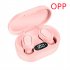 E7s Tws Mini In ear Wireless  Headphones Sports M1 Stereo Noise Cancelling Earbuds Digital Display Bluetooth compatible 5 0 Headset Pink