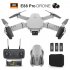 E88 Dual lens Uav Foldable Aerial Photography Quadcopter With Fixed Height And Stiff Remote  Control  Aircraft Single lens 4k bag black 1 battery