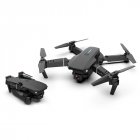 E88 Dual-lens Uav Foldable Aerial Photography Quadcopter With Fixed Height And Stiff Remote  Control  Aircraft Single lens 4k bag black_1 battery