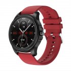 E89 Smart Bracelet Ecg Body Temperature True Blood Pressure Blood Oxygen Monitoring 360x360 Hd Full Touch screen Smartwatch silicone red
