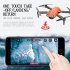E99 Pro2 K3 RC Mini Drone 4K Dual HD Camera WIFI FPV Aerial Photography Helicopter Foldable Quadcopter Drone Toys Orange 2 batteries
