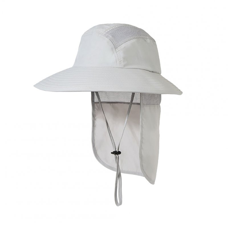 Men Women Outdoor Sun Hats With Lanyard Neck Flap Lightweight Breathable Upf 50+ Sun Protection Fishing Hat 