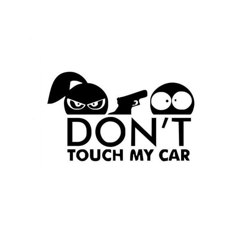 Car Styling Funny Car Sticker for Warning Do Not Touch My Car 