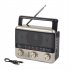 EC 2110BTS Portable Radio AM FM SW Solar Powered Pocket Radio Best Reception For Emergency Hurricane Running Walking black