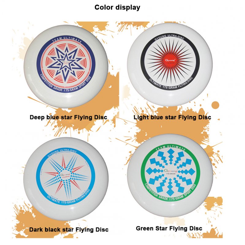 Flying Disc Outdoor Sports Fitness Competition Ultimate Disc for Beach Backyard Camping Professional 
