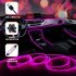 EL Wire Interior Car LED Strip Lights RGB Colorful Ambient Lighting Kits 5V USB Powered For Car Garden Decorations 1 meter
