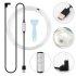 EL Wire Interior Car LED Strip Lights RGB Colorful Ambient Lighting Kits 5V USB Powered For Car Garden Decorations 1 meter